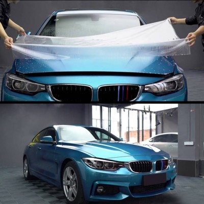 Anti Scratch Tpu High Glossy Hydrophobic Car Paint Protection Film 1.52*15m